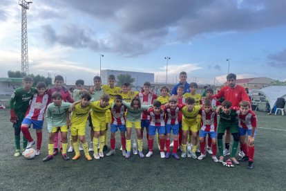 El alevín A del CF Agramunt, subcampeón del Ciutat de Cervera