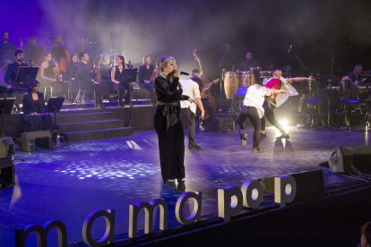 Un momento del concierto de ayer en el teatro de La Llotja de Lleida.