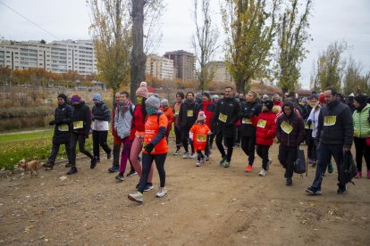 Els participants van sortir de la canalització del riu i van recórrer onze quilòmetres.