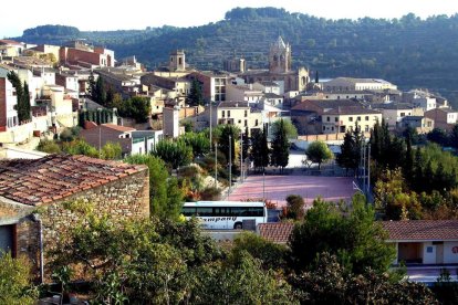 Una vista de Vallbona de les Monges.