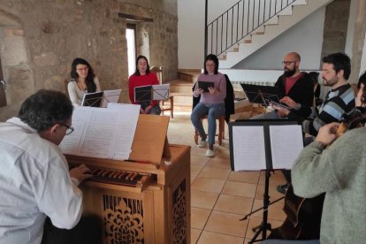 Ensayos para una de las obras estrella del Festival de Pasqua de Cervera