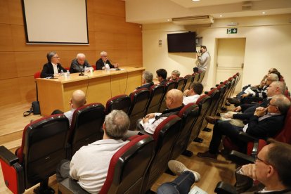 La presentación del libro ‘Energia sobirana’ ayer en Lleida. 