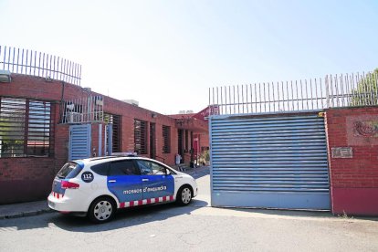 Vista de la entrada al centro penitenciario de Ponent. 