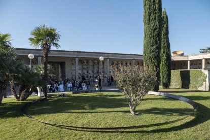 L'Espai Empremtes al cementiri de Lleida, dedicat a les famílies que han patit una pèrdua gestacional.