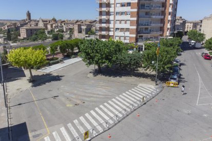 Cervera remodela la plaça dedicada a Magdalena de Montclar