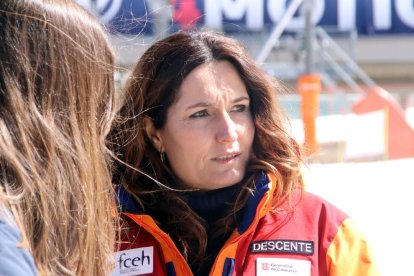 La consellera de la Presidencia, Laura Vilagrà, este jueves en La Molina-Masella.