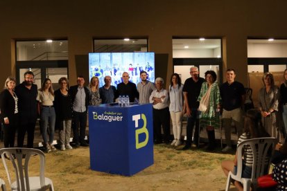 La presentació de la llista de Treballem per Balaguer.