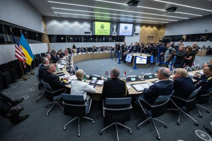 Reunió dels ministres de Defensa de l'OTAN a Brussel·les.