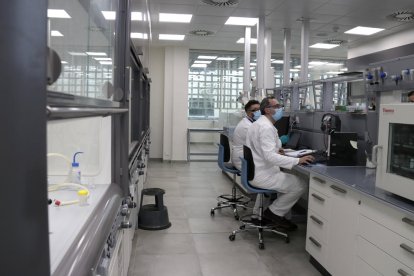 Imatge del laboratori de SGPC Pharma de Malgrat de Mar.