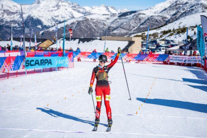 Laia Sellés, campiona del món sub18 de Skimo