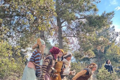 La Seu ofreció una ruta por el bosque para encontrar el Tió. 