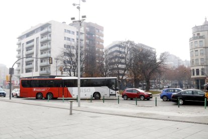 Un autobús a Lleida.