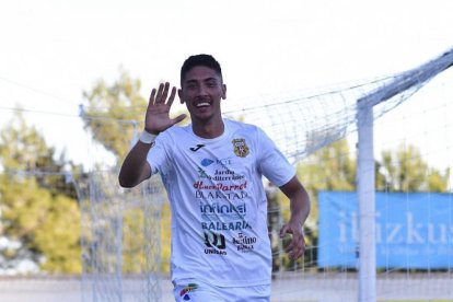 Sergio Montero, durante un partido de la pasada temporada con la Peña Deportiva.