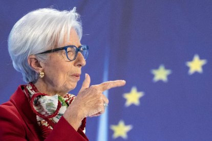 La presidenta del BCE, Christine Lagarde.