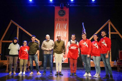 Moment de la presentació del festival ahir a l’Antic Cine Goya.