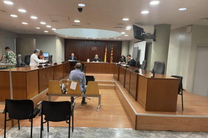 El juicio se celebró ayer en la Audiencia de Lleida. 