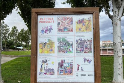 Un dels contes que ja s’exposen a Balaguer.