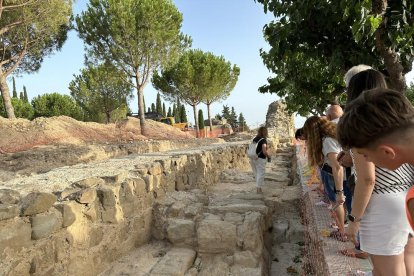 Los asistentes conocieron de primera mano el estado de los restos encontrados en las excavaciones.