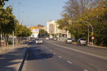 Vista de la avenida del Exèrcit. 