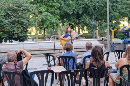 La música d’Olga Zoet va amenitzar l’última jornada del Cinemón.