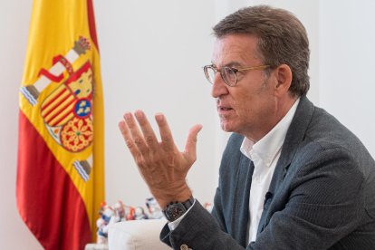 Alberto Núñez Feijóo es va vantar ahir de la “contundència” del Suprem davant de l’independentisme.