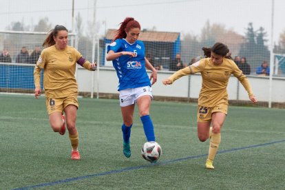 Astrid, durant el partit d’aquest curs contra el Barça B.