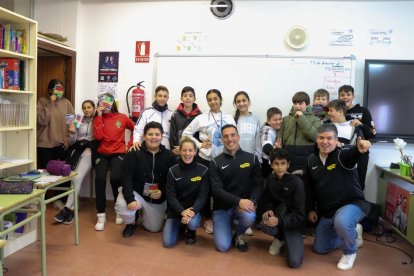 Charla de Estrada y Ledesma en el Institut Escola Magraners