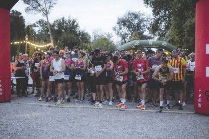 Un moment de la sortida de la prova nocturna celebrada dissabte passat.