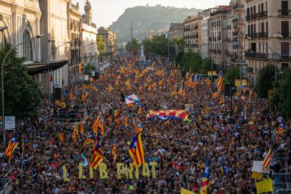 Participants en la Diada del 2022 a Barcelona.