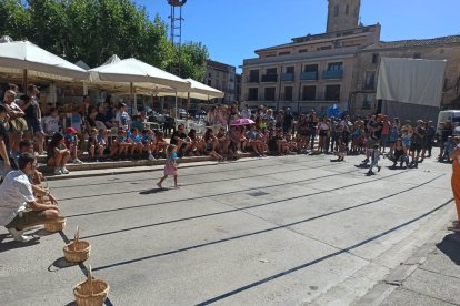 Pequeños participaron el sábado en la Cursa de les Pedretes. 