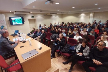 Un moment de la jornada celebrada dimarts a la Cambra.