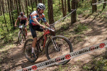 Un momento durante la competición disputada en Sant Llorenç de Morunys.