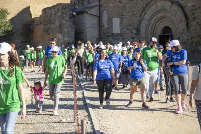 Unes 150 persones a la Ruta Solidària Down Lleida