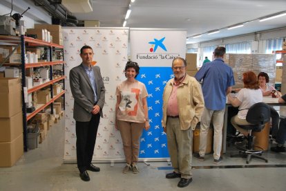 Entrega de la aportación de la Fundació “la Caixa” a la Associació la Torxa. 