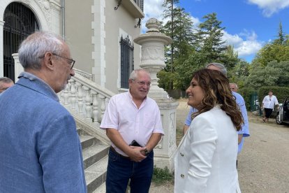 Vilagrà, poco antes de su intervención en Prada de Conflent.