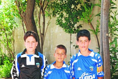 Joel Mur, Josep Maria Robles i Sergio Busquets, a la UE Lleida.