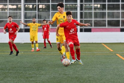 Una acció del partit disputat a Alpicat.