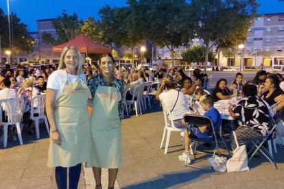 Sopar popular de Cs amb 200 persones a la Mariola