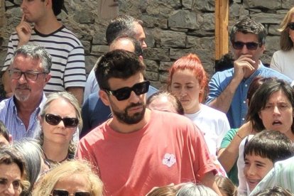 Gerard Piqué, aquest diumenge a Sant Guim de Freixenet,