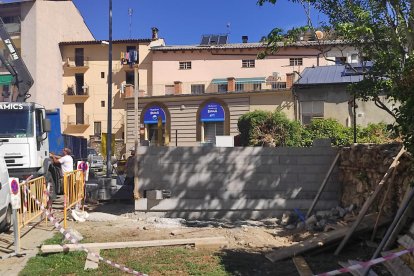 Les obres de la central tèrmica de biomassa de la Seu.