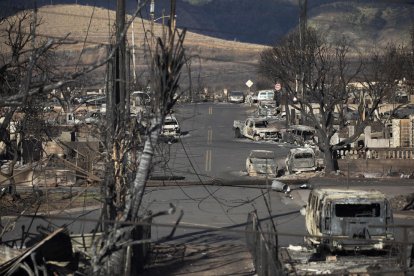 Los incendios han arrasado gran parte de este paraíso turístico.