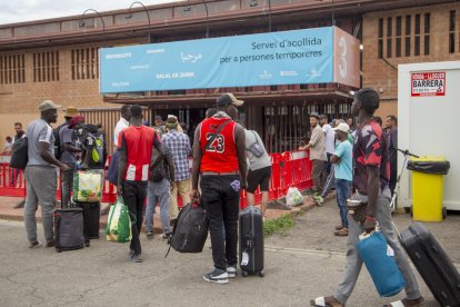 El pavelló 3 el 12 de juny, quan va obrir com a centre d’atenció.