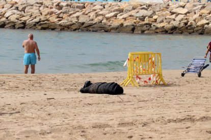 La zona on han trobat el cos sense vida del nen a Roda de Berà.