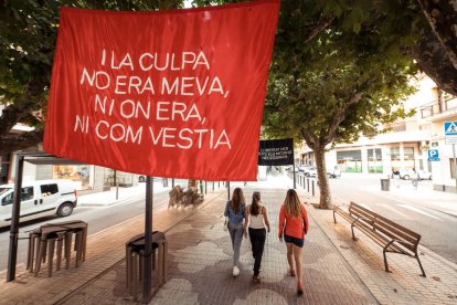 Una de las instalaciones artísticas del Forma en Balaguer.