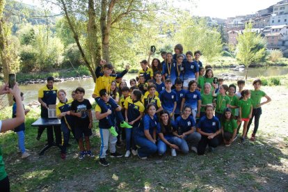 A la imatge, el podi per equips, amb el Mig Segre com a campió absolut.