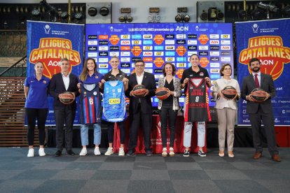 El Cadí estuvo representado por su capitana, Ari Pujol, en la presentación de la Lliga Catalana femenina.