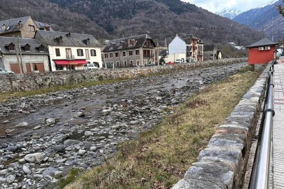 L’estat de la Garona aquesta setmana al seu pas per Bossòst.