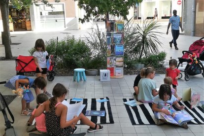 Una de las actividades de la biblioteca durante el pasado año.