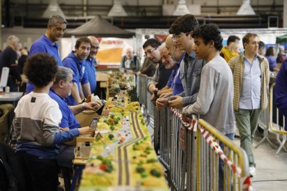 Les diferents maquetes exposades al saló van cridar l’atenció de grans i petits.