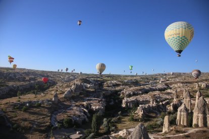 Festival de globus aerostàtics a la Capadòcia, Turquia.